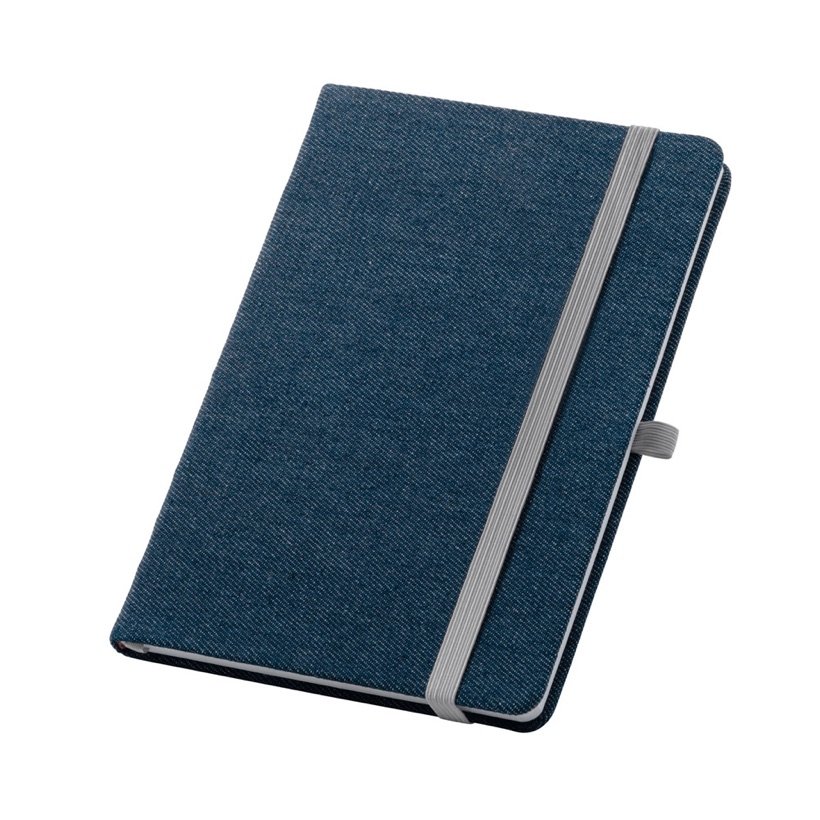 Caderno A5 Tecido Jeans Denim