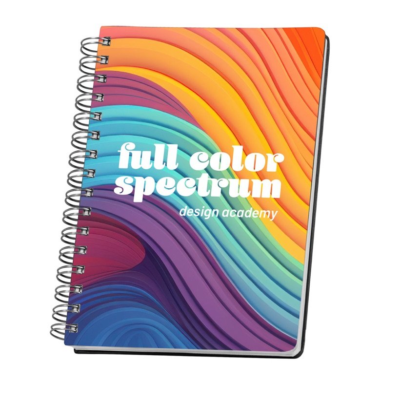 Caderno A5 Full Colour com Argolas Golding