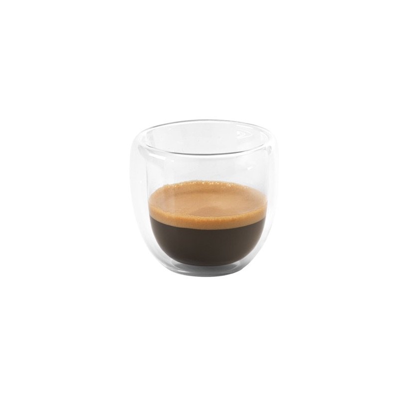 Conjunto de Café Expresso em Vidro com 2 Copos 75ml