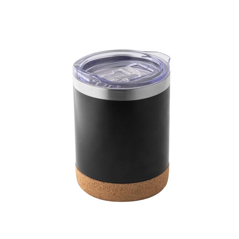 Copo Térmico Solberg Tumbler com Base em Cortiça 400ml