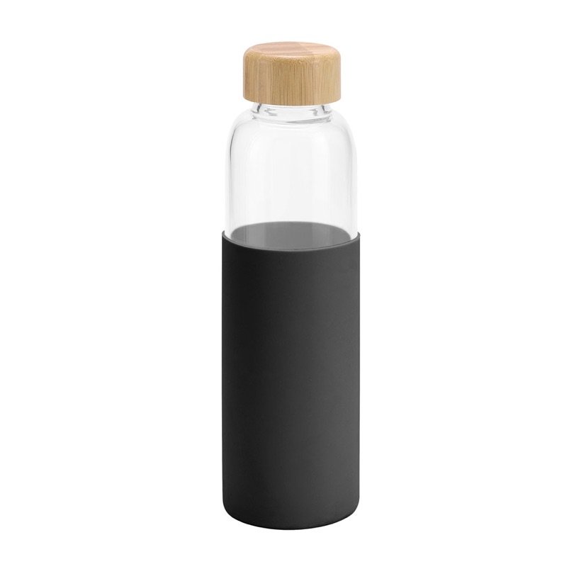 Squeeze Dakar em Vidro com Luva de Silicone 600ml