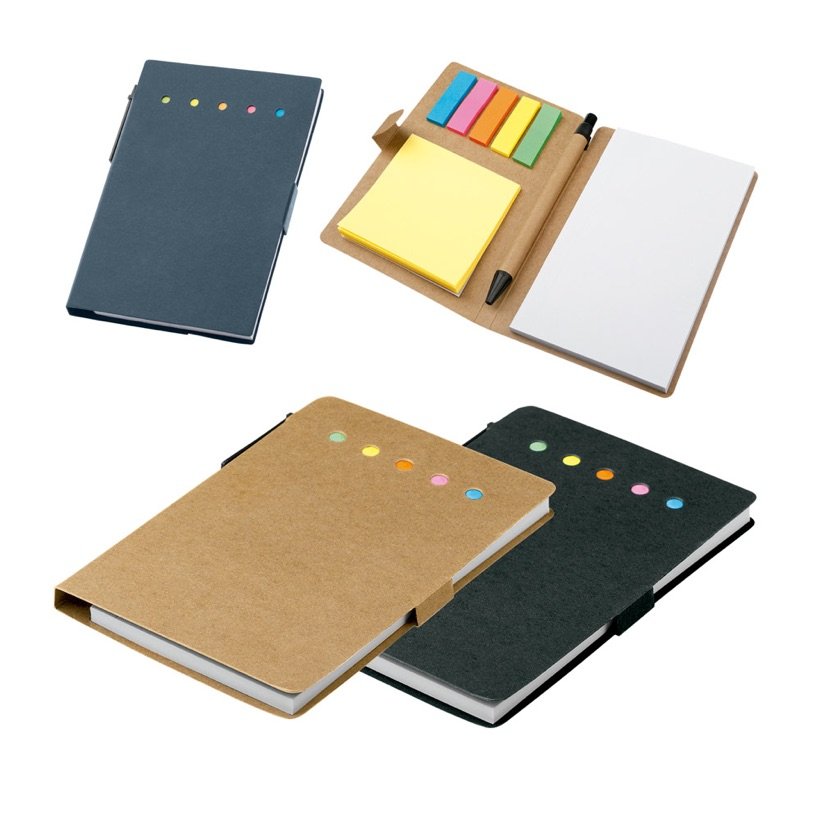 Conjunto de Blocos Adesivos com Caderno Gullar — Conjunto
