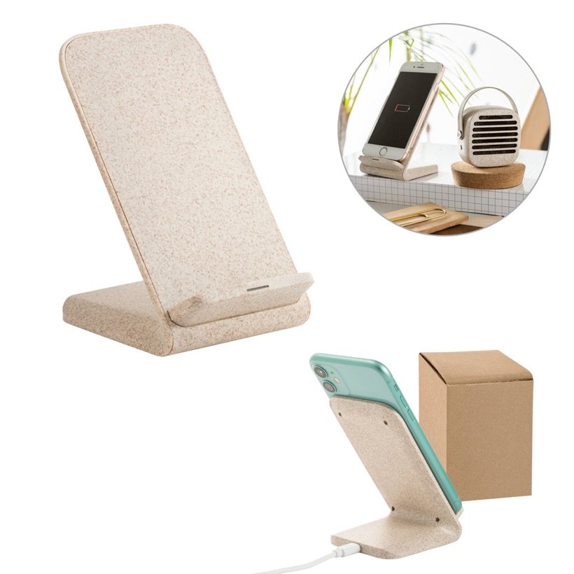 Suporte para Celular Maxwell 2 em 1 com Carregador Wireless — Conjunto
