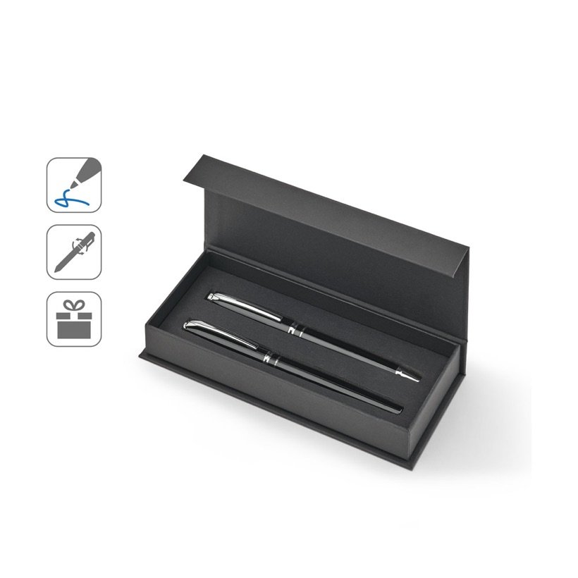 Set Premium de Canetas Cobre e Aço Inox Saramago — Conjunto