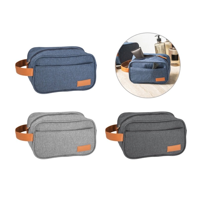 Necessaire em 300D com Pega em PU Tahaa — Conjunto