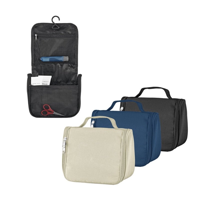 Necessaire em Microfibra com Gancho Willis — Conjunto