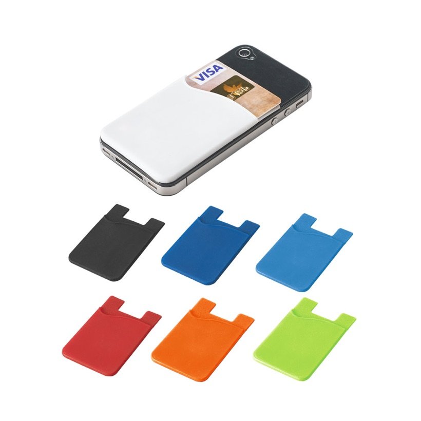 Porta-Cartões em Silicone para Smartphone Shelley — Conjunto