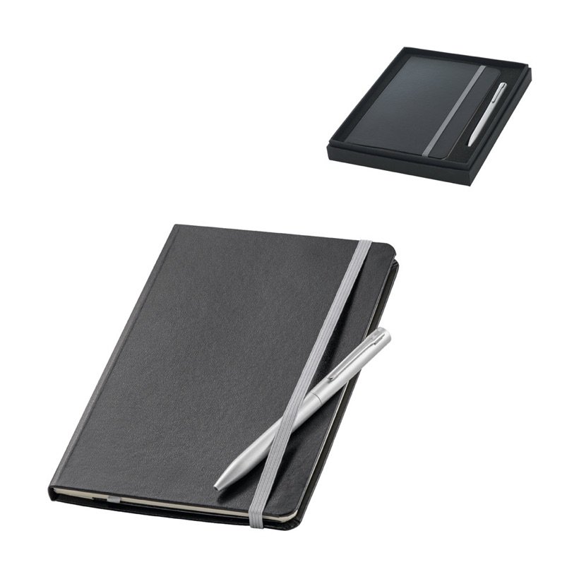 Conjunto Caneta e Caderno A5 Moraes — Conjunto