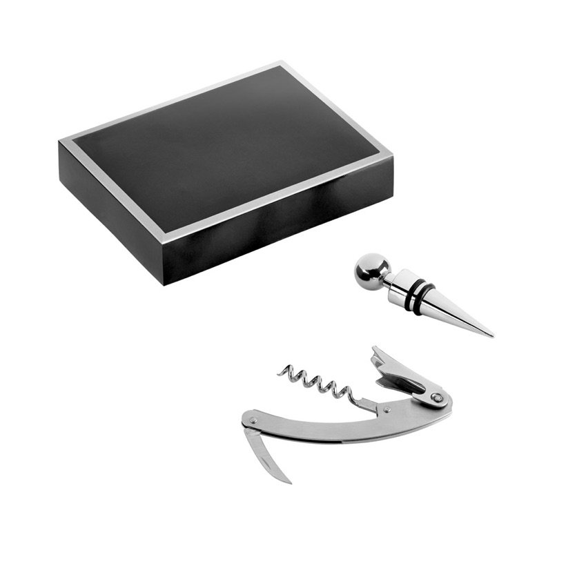Conjunto para Vinho em Zinco Barrel — Conjunto