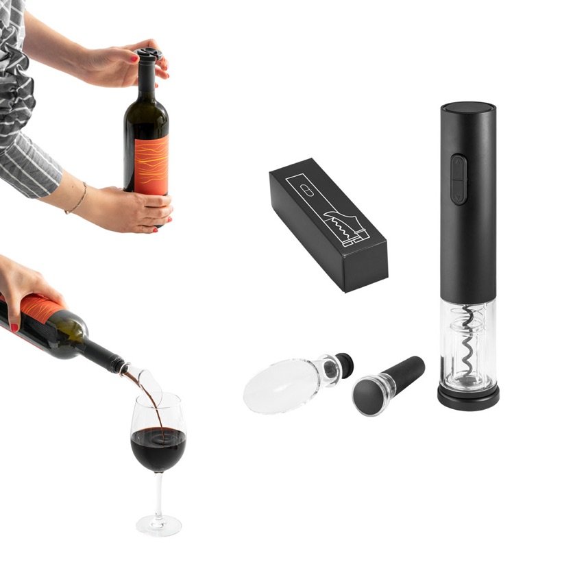Conjunto de Saca-rolhas Elétrico Winery — Conjunto