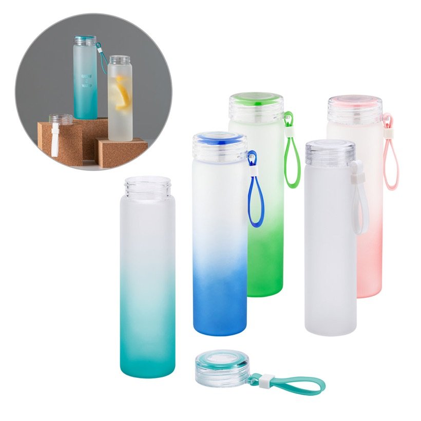 Squeeze Williams em Vidro com Pega de Silicone 470ml — Conjunto