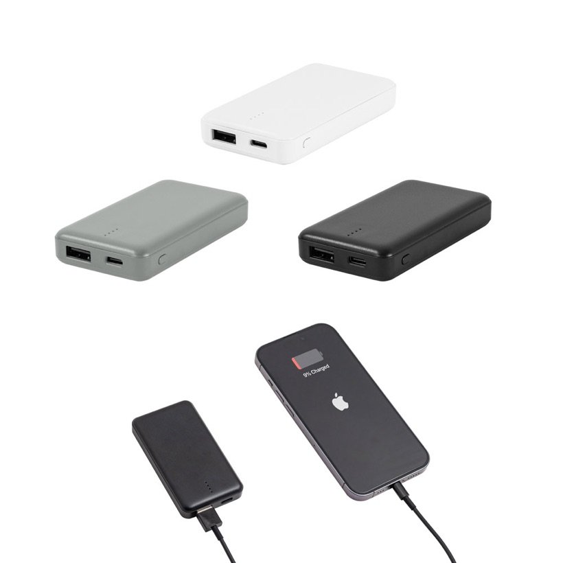 Power Bank Sheryl 4.000mAh Ultra Compacto — Conjunto