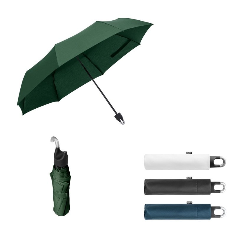 Guarda-Chuva Dobrável Reciclado Aaron 21" — Conjunto