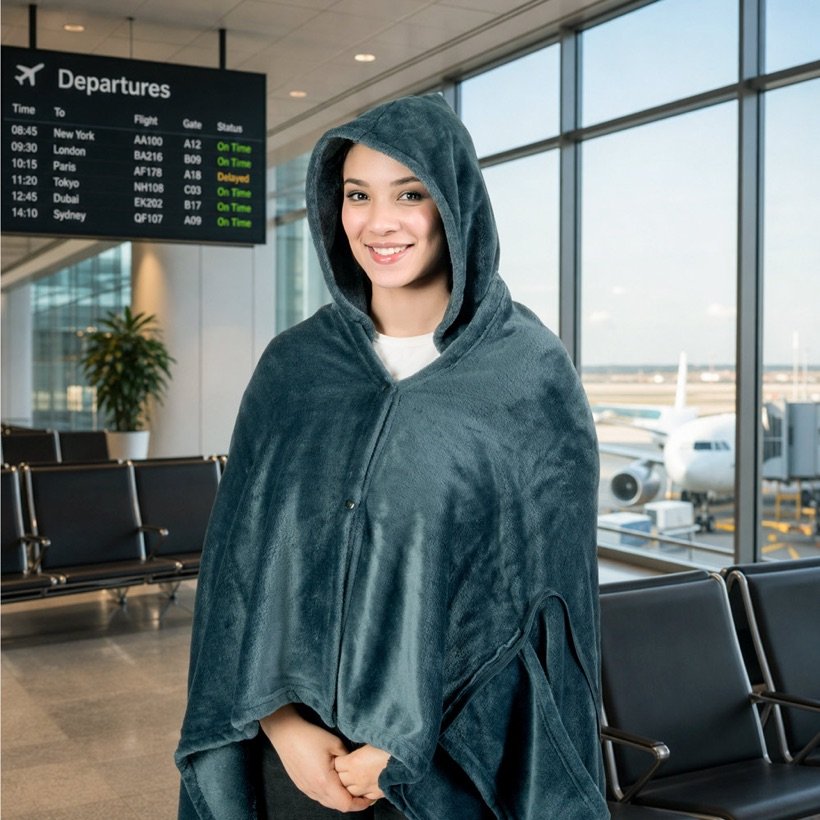 Esporte & Ar Livre — Manta 3 em 1 Snuggy com Alça para Trolley