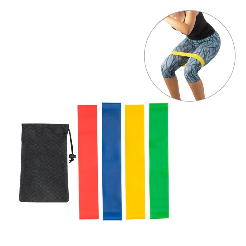 Kit de Bandas Elásticas Burpee 4 Níveis — Conjunto